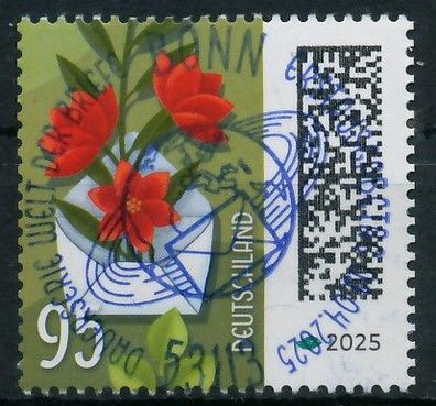 BRD BUND DS WELT DER BRIEFE Nr 3898b ESST ZENTR X9713FE