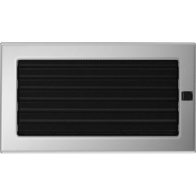 Vent Cover 17x30 nickel - plated with blinds