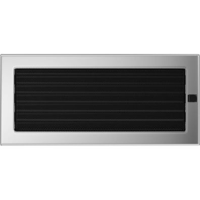 Vent Cover 17x37 nickel - plated with blinds