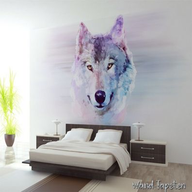 Vlies Fototapete Wandtapete Wandbilder 3d Wolf Tiere Vlies Tapete 2244