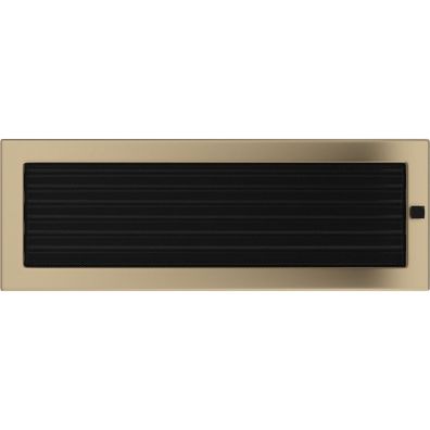 Vent Cover 17x49 gold - plated with blinds