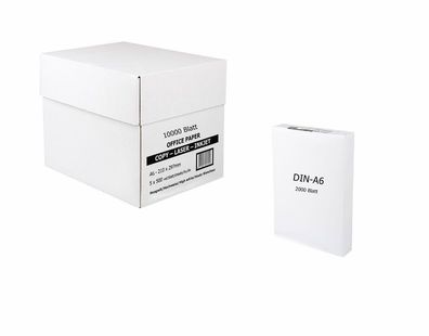 10000 Blatt versando A4 80g HighWhite Kopierpapier Laserdrucker Fax Copy Paper
