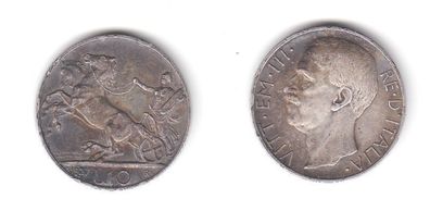 10 Lire Silber Münze Italien 1927 R (113812)
