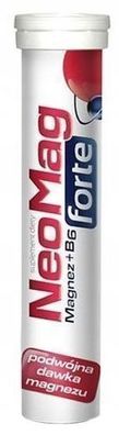 NeoMag Forte 20 Brausetabletten - Magnesium Komplex zur Unterstützung von Muskel