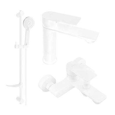 Mexen Royo DF05 Badewannenset, Weiß - 72203DF05-20