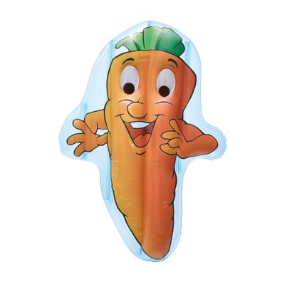 Happy People Kinderluftmatratze Lotti Karotti 80x54cm Pool Schwimmhilfe Orange