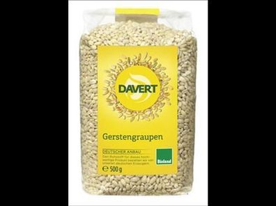 Davert 6x Gerstengraupen Bioland, 500g 500g