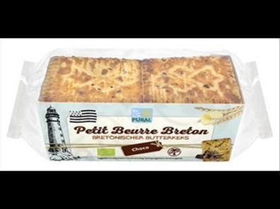 Pural 3x Bretonischer Butterkeks Choco 220g