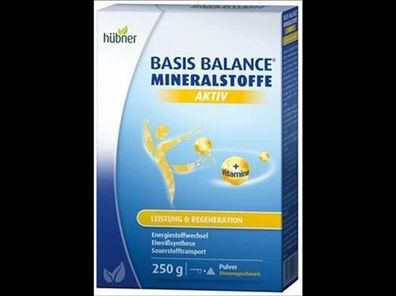 Hübner 6x BASIS BALANCE® Mineralstoffe AKTIV 250 g 250g