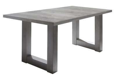 Esstisch ausziehbar Eila 3 140 x 90 x 75 Esszimmertisch Graphit/Beton