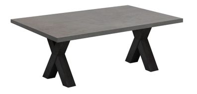 Couchtisch Etti 6 120 x 70 x 47 Wohnzimmertisch Schwarzstahl/Graphit