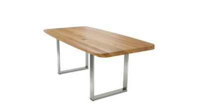 Esstisch Danette 5 140x74x90 Esszimmertisch Massivholz Wildeiche