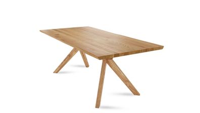 Esstisch Daisie 1 140x78x90 Esszimmertisch Massivholz Wildeiche