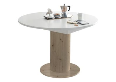 Esstisch Rund ausziehbar Edda 5 110 x 110 x 78 Küchentisch
