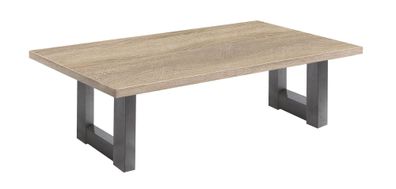 Couchtisch Etti 3 120 x 70 x 47 Wohnzimmertisch Graphit/Eiche Sägerau