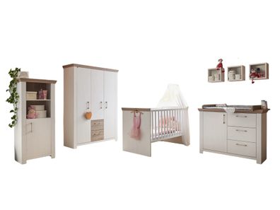 Babyzimmer komplett Ebony 5-tlg. Babyzimmereinrichtung Anderson