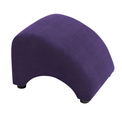 Hocker Kajsa 52x37x54 Fußhocker Bezug Veloursstoff violett