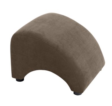 Hocker Kajsa 52x37x54 Fußhocker Bezug Veloursstoff sahara