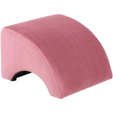 Hocker Kajsa 52x37x54 Fußhocker Bezug Samtvelours rosé