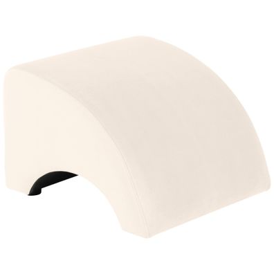 Hocker Kajsa 52x37x54 Fußhocker Bezug Samtvelours creme
