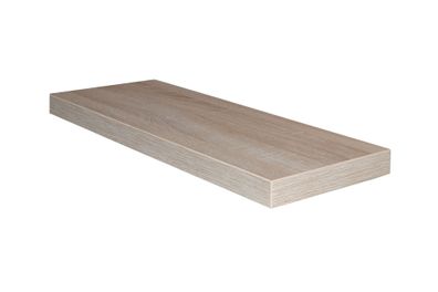Wandboard Elif 60x24x4 Bücherregal Wandregal eiche sägerau 14845