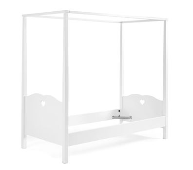 Himmelbett Kamila 211x96x187 Kinderbett MDF Weiß