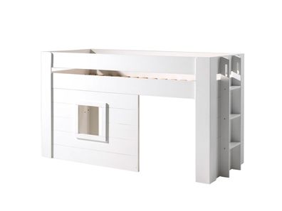 Hochbett Karola 215x96x120 Spielbett MDF Weiß