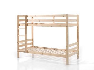 Etagenbett Karolina 210x105x161 Hochbett Massivholz natur