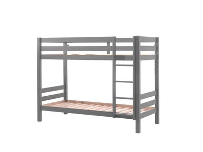 Etagenbett Karolina 210x105x161 Hochbett Massivholz grau