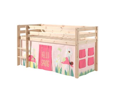 Spielbett Karolina 210x106x114 Kinderbett Massivholz natur