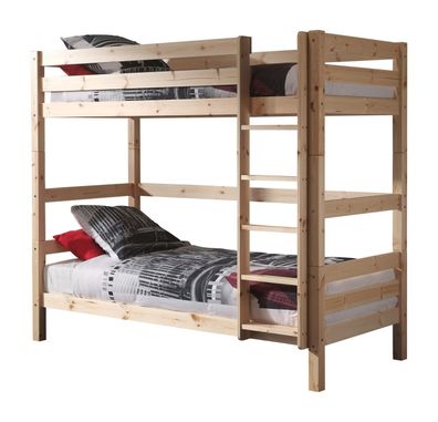 Etagenbett Karolina 210x105x182 Hochbett Massivholz natur