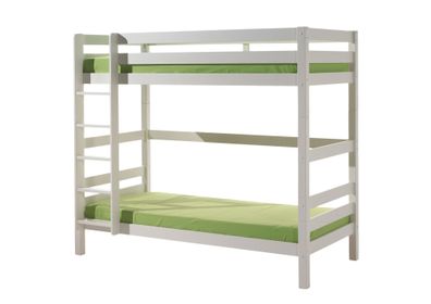 Etagenbett Karolina 210x105x182 Hochbett Massivholz Weiß
