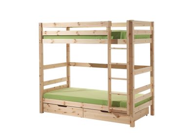 Etagenbett Karolina 210x105x182 Hochbett Massivholz natur