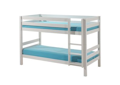 Etagenbett Karolina 210x105x140 Hochbett Massivholz Weiß