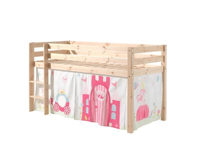 Spielbett Karolina 210x106x114 Kinderbett Massivholz natur