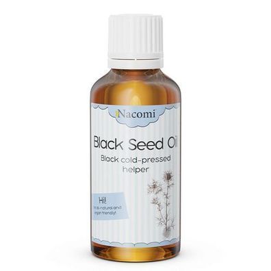 Nacomi Schwarzkuemmeloel, 50 ml - Reines natuerliches Pflegeoel