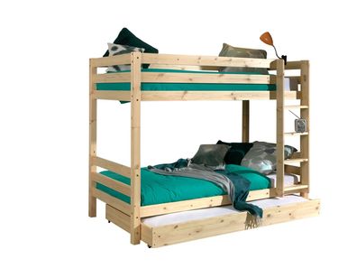Etagenbett Karolina 210x105x161 Hochbett Massivholz natur