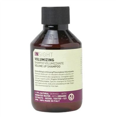 Insight Volumen-Shampoo, 100 ml - Volumengebende Haarpflege fuer mehr Fuelle