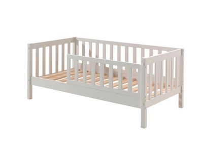 Juniorbett Karie 148x76x60 Kinderbett Massivholz Weiß
