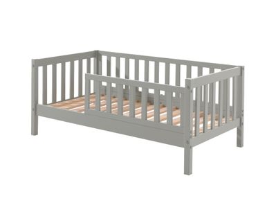 Juniorbett Karie 148x76x60 Kinderbett Massivholz Grau