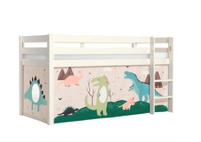 Spielbett Karolina 210x106x114 Kinderbett Massivholz Weiß