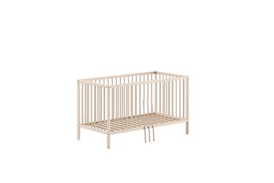 Babybett Kara-lynn 144x76x84 Gitterbett Massivholz Buche Natur