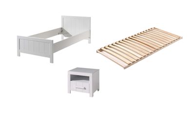 Jugendzimmer Set Karalynn 1 Jugendzimmer komplett MDF Weiß