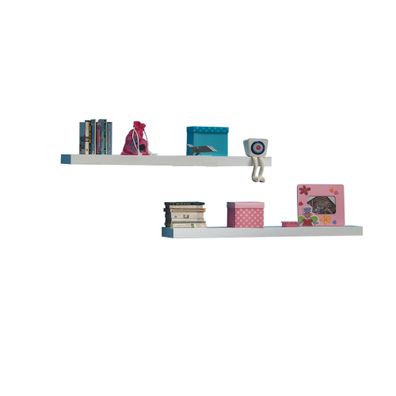 Wandboard Set Karima 100x24x5 Regal Set Wabenplatte Weiß