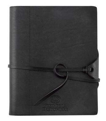 Succes A5 Organizer Vintage Planer mit Kalender Schwarz Leder 30mm Ringung FE320VF02