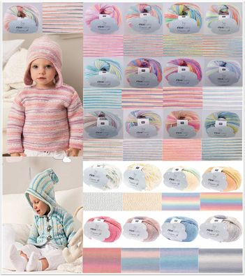 50g Rico Baby Dream dk a Luxury Touch Wolle Garn Stricken Häkeln GP 103,80€/1kg