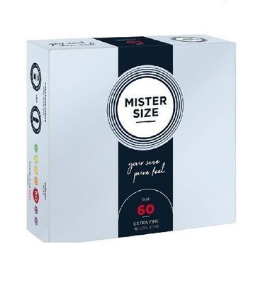 Anpassbare Kondome Mister Size 60 mm, 36er Packung