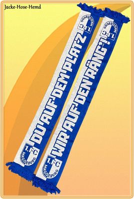 Schal Fanschal 1. FC Magdeburg Wendeschal Du auf dem Platz, wir .... Gr. 16x130cm NEU