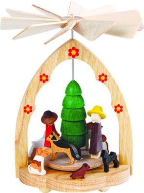 Richard Glaesser Wärmespiel Hundeschule bunt aus Seiffen im Erzgebirge