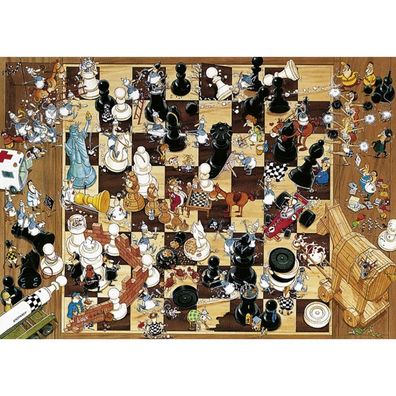 Puzzle da 1000 Pezzi Triangolare - Black or White, Degano